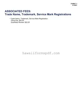 Free Hawaii T1 Template